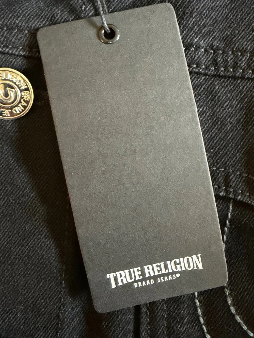 True Religion Black Lightweight Shirt Jacket